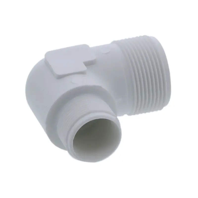 Jaco 50-14-10-P Polypropylene Reducing Elbow Fitting (7/8" Od × 5/8" Od) 1
