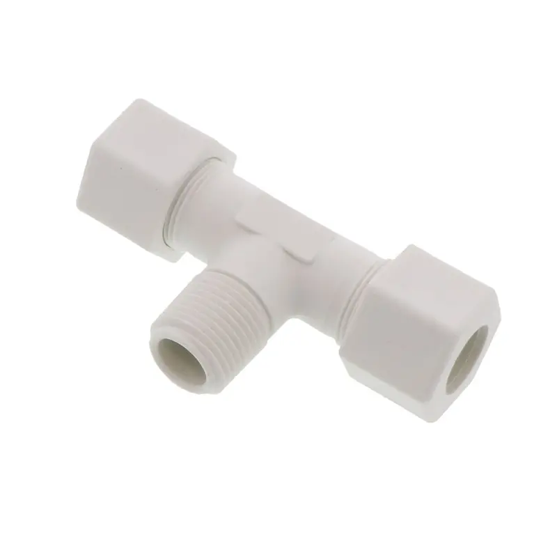 Jaco 60-10-8-P-Pg Polypropylene Male Branch Tee: 5/8" Od X 1/2" Mpt 1
