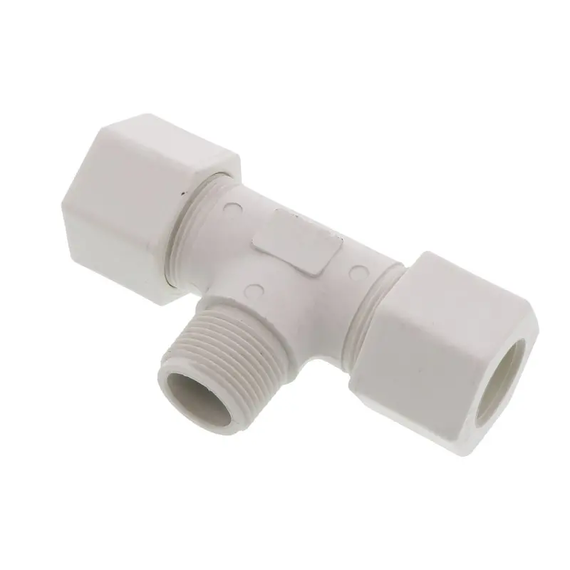 Jaco 60-14-12-P-Pg Polypropylene Male Branch Tee: 7/8" Od X 3/4" Mpt 1
