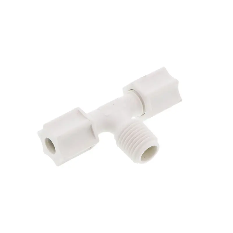 Jaco 60-4-4-P-Pg Polypropylene Male Branch Tee: 1/4" Od X 1/4" Mpt 1