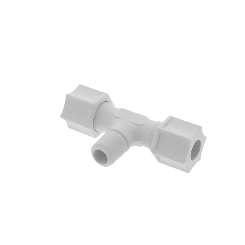 Jaco 60-6-4-P-Pg Polypropylene Male Branch Tee: 3/8" Od X 1/4" Mpt 1