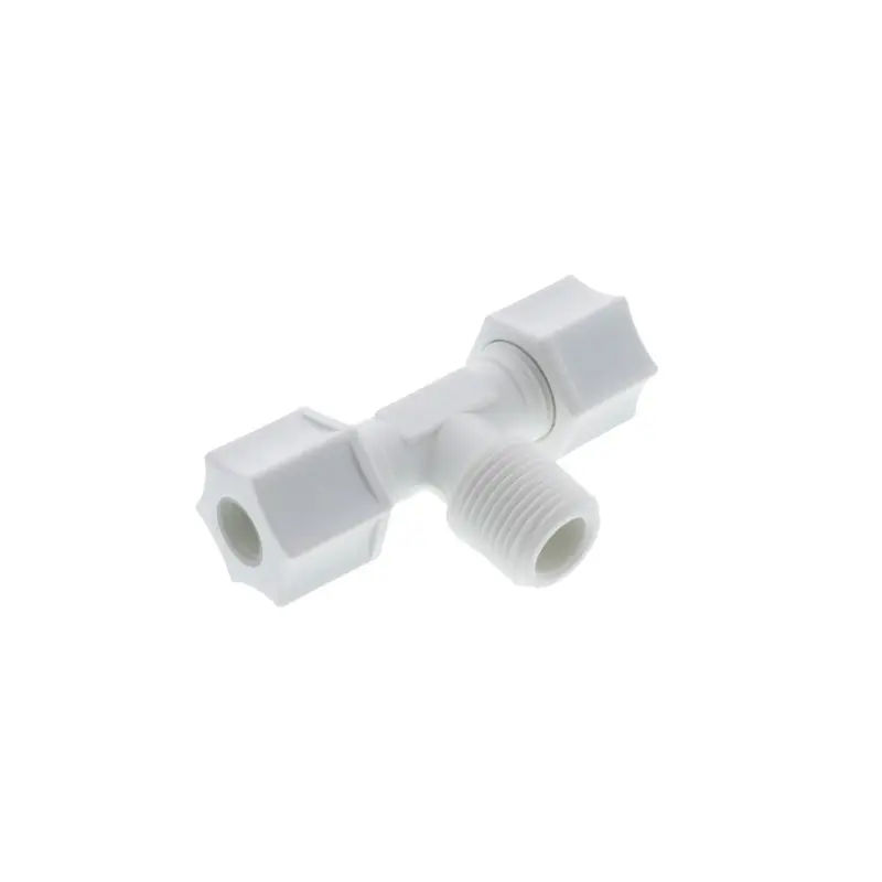 Jaco 60-6-6-P-Pg Polypropylene Male Branch Tee: 3/8" Od X 3/8" Mpt 1