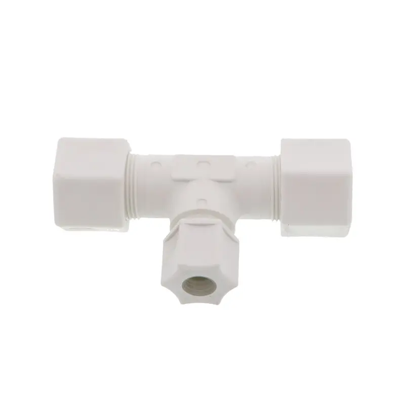 Jaco 70-10-6-P-Pg Polypropylene Union Tee: 5/8" Od X 5/8" Od X 3/8" Od 1