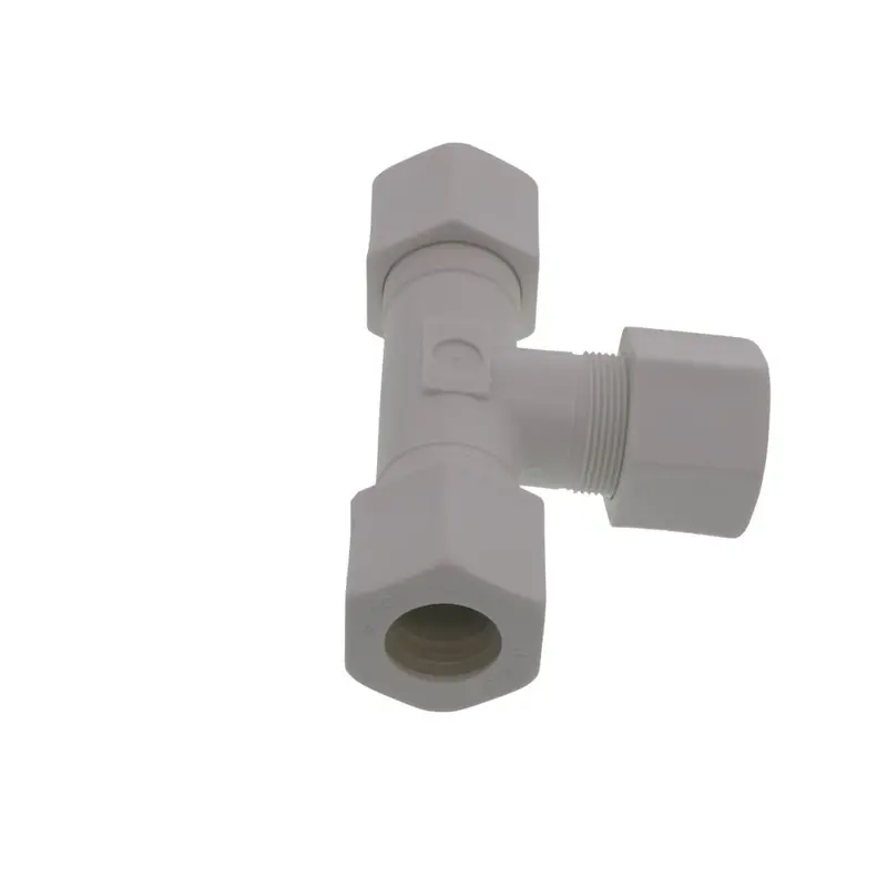 Jaco 70-12-P-Pg Polypropylene Union Tee: 3/4" Od X 3/4" Od X 3/4" Od 1