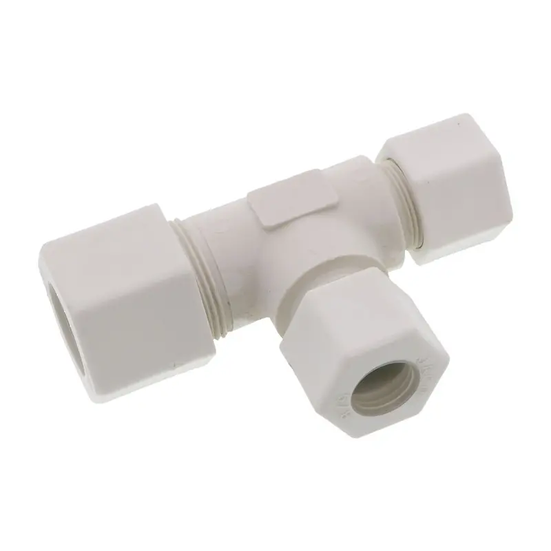 Jaco 70-14-10-10-P-Pg Polypropylene Union Tee: 7/8" Od X 5/8" Od X 5/8" Od 1