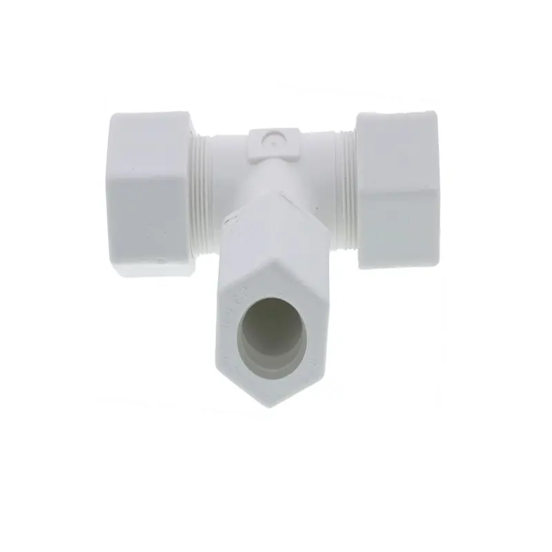 Jaco 70-14-P-Pg Triple-Sized Polypropylene Union Tee: 7/8" Od X 7/8" Od X 7/8" Od 2