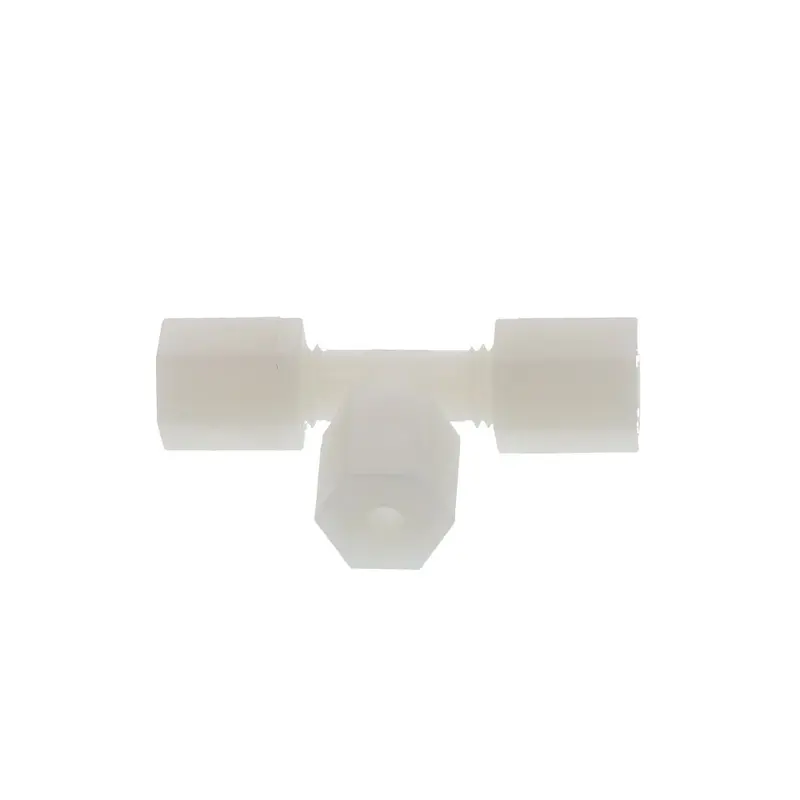 Jaco 70-2-N-O Nylon Union Tee: Triple 1/8" Od Tube Ports 1