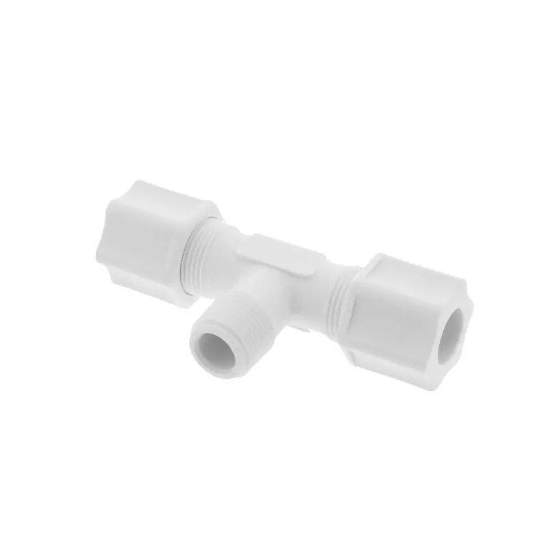 Jaco Polypropylene Male Branch Tee – 1/2" Od Tubing × 3/8" Male Pipe Thread 1