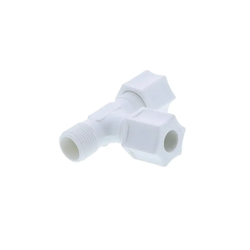 Jaco Polypropylene Male Run Tee – 1/4" Od Tubing × 1/8" Male Pipe Thread 2