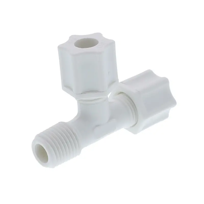 Jaco Polypropylene Male Run Tee – 5/16" Od Tubing × 1/4" Male Pipe Thread 1