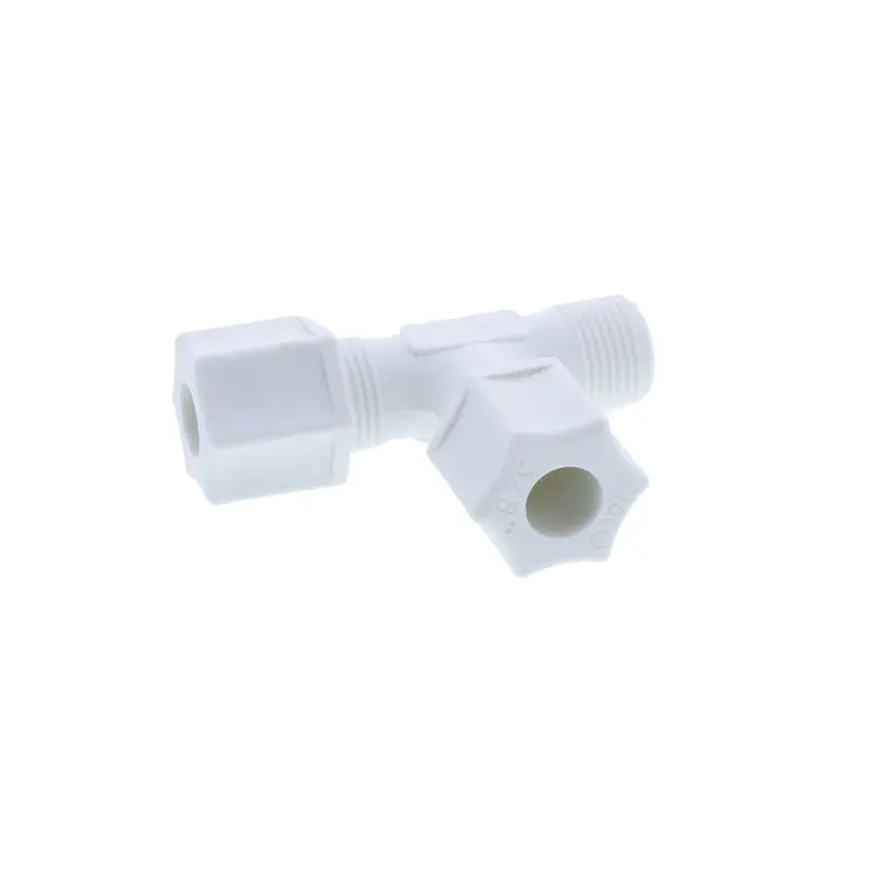 Jaco Polypropylene Union Tee – Triple 3/8" Od Tubing Connection 2