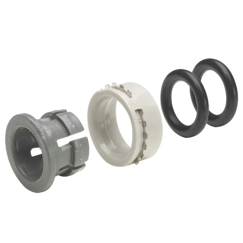 John Guest 1/4" Plastic Half Cartridge With Dual Nitrile O-Rings – Gray 1