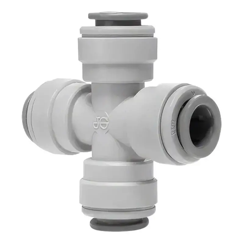 John Guest 3/8 Inch Compression Cross Fitting 1