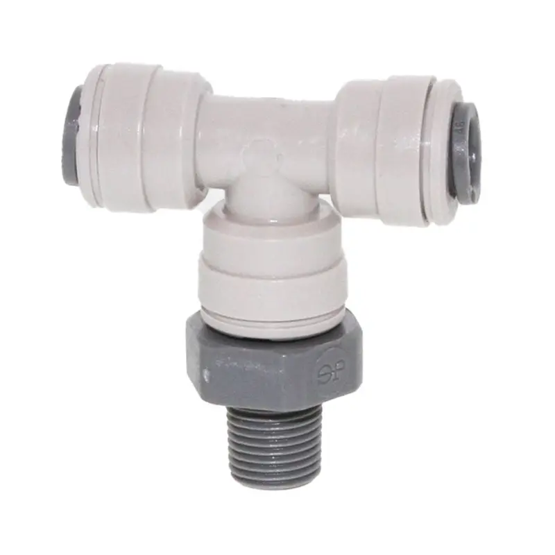 John Guest 5/16" X 3/8" Bspt Swivel Branch Tee Fitting 1