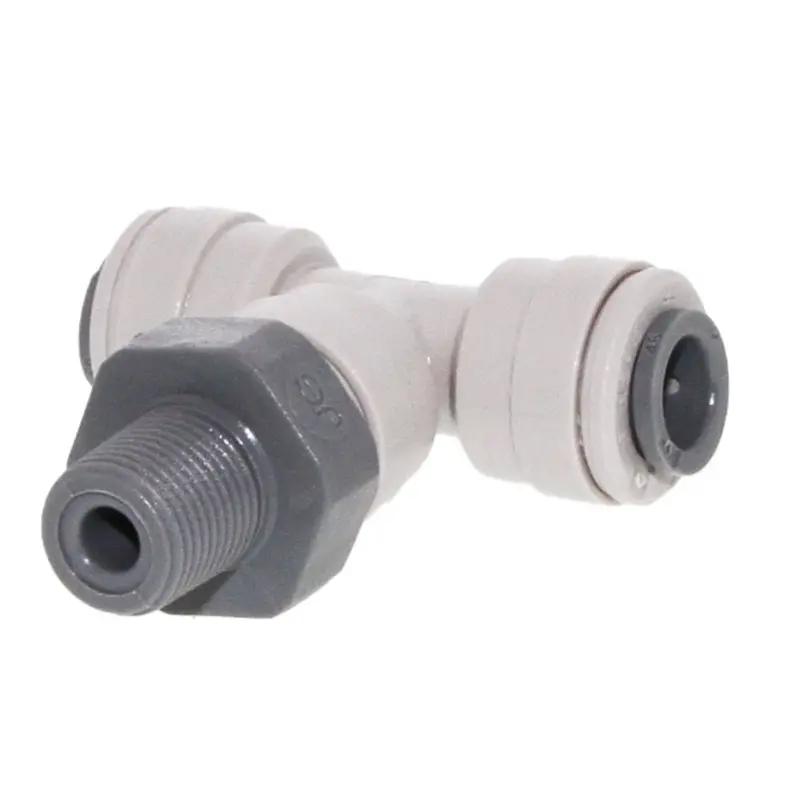 John Guest 5/16" X 3/8" Nptf Swivel Branch Tee Fitting 2