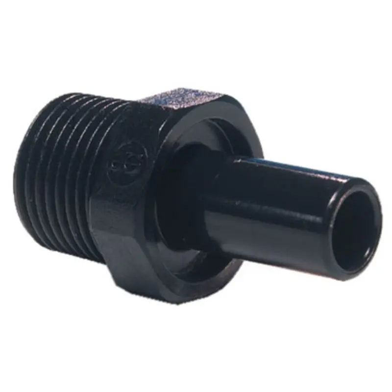 John Guest Black Acetal Stem Adapter — 8Mm X 1/8" Bsp 1