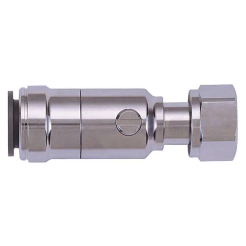 John Guest Brass Chrome-Plated Service Valve With 15Mm × 1/2" Bsp Tap Connector 1