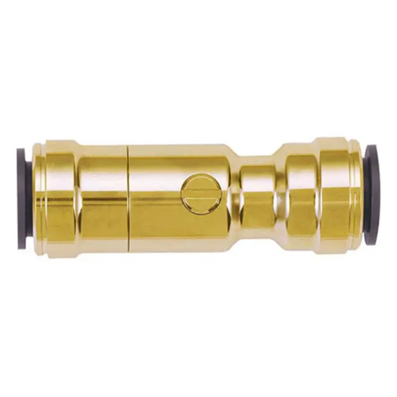 John Guest Brass Service Valve – 15Mm Metric Thread 1