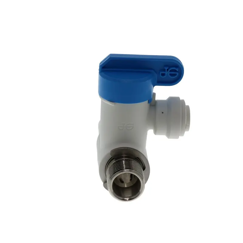 John Guest Lead-Free Angle Stop Adapter – 3/8" X 3/8" X 1/4" Compression Fitting 1