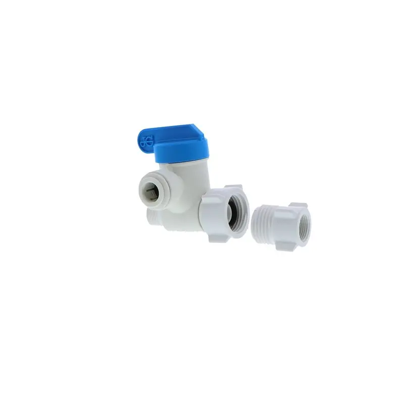 John Guest Lead-Free Angle Stop Valve Adapter – 3/8" X 1/2" X 3/8" Plastic Fitting 1