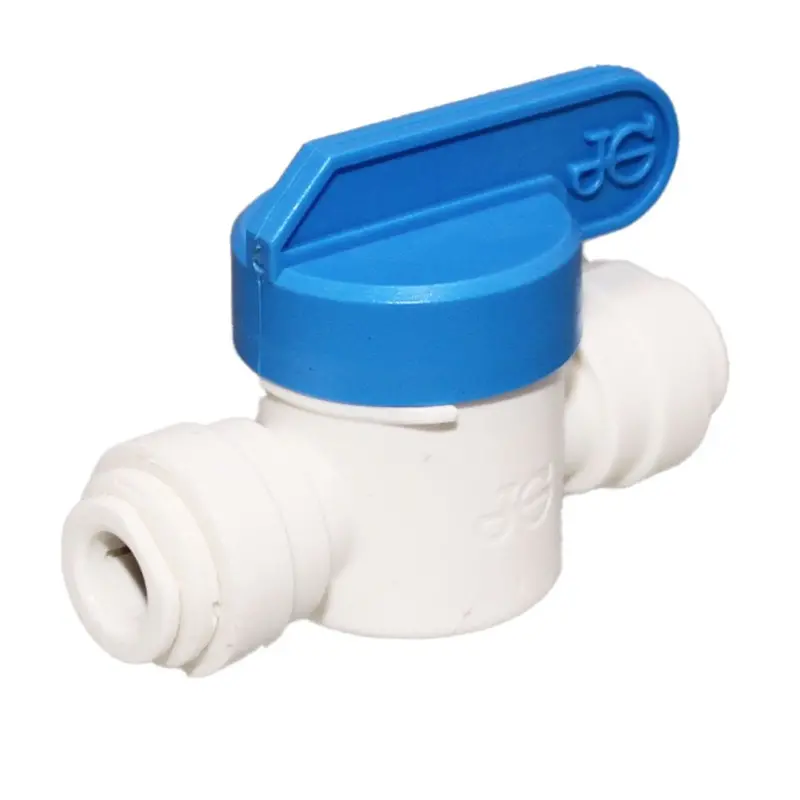 John Guest Polypropylene Push-To-Connect Shut-Off Valve – 8Mm X 8Mm Tubing 1