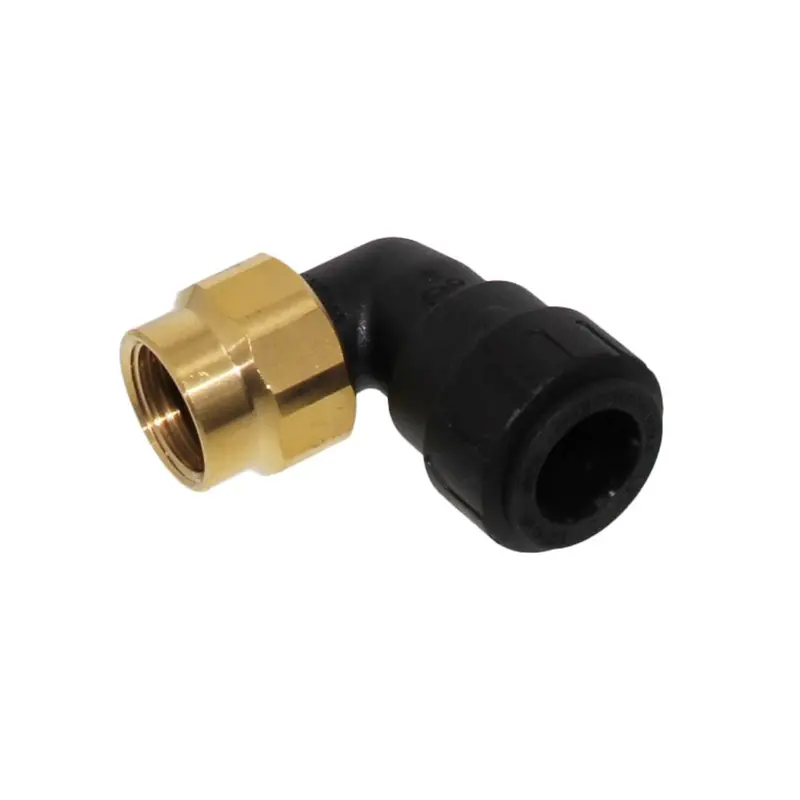 John Guest Prolock Brass-Nut Female Elbow Fitting: 3/4" Cts To 3/4" Nps 2