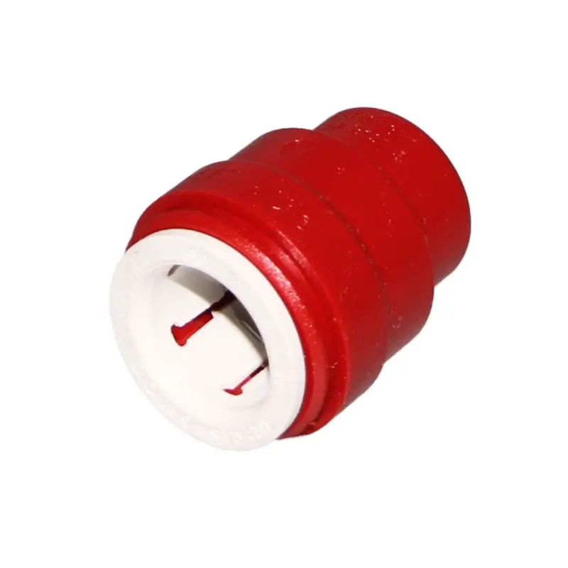 John Guest Red Color-Coded 1/2" Cts Test Cap 1