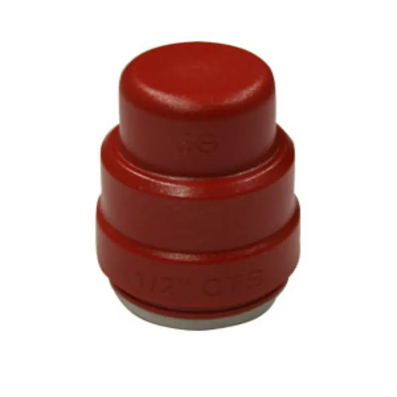 John Guest Red Color-Coded 3/4" Cts Test Cap 1