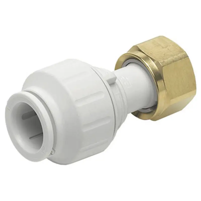 John Guest Straight Tap Connector – 22Mm X 3/4 Inch Bsp Threaded Outlet Fitting 1