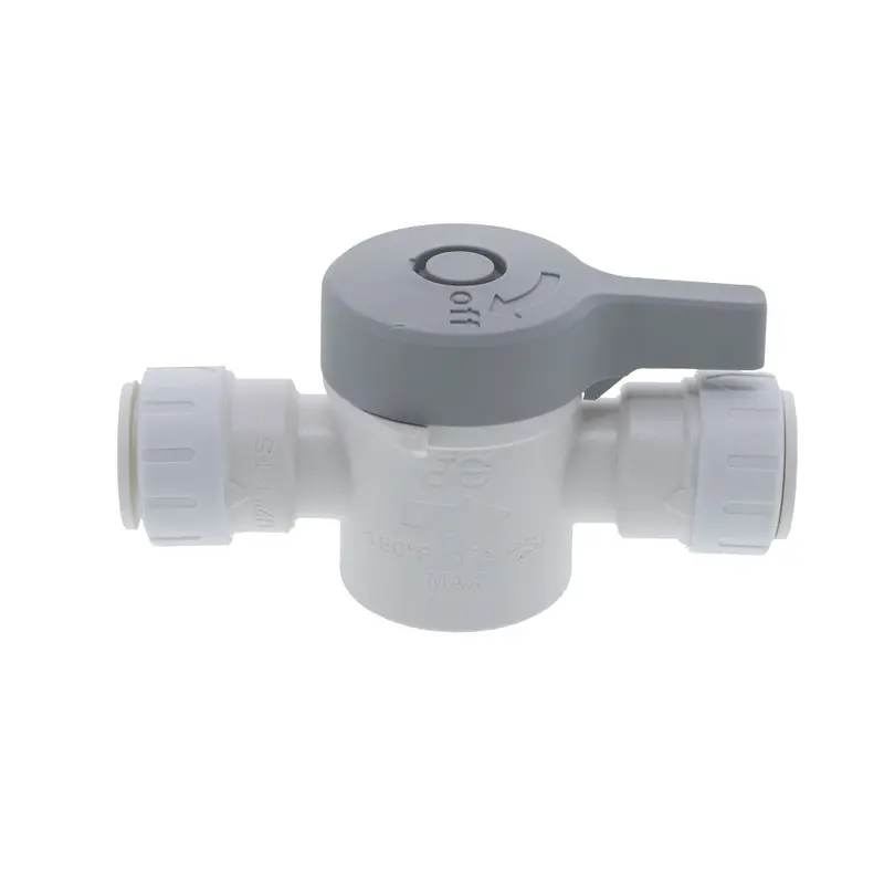 John Guest Straight-Through Shut-Off Valve – 1/2-Inch Copper Tube Size 1