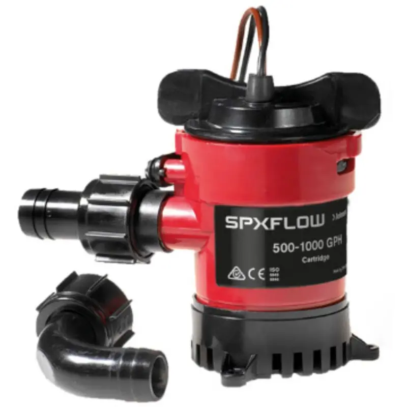 Johnson 1000 Gph Cartridge-Style Submersible Bilge Pump – 12V Dc 1