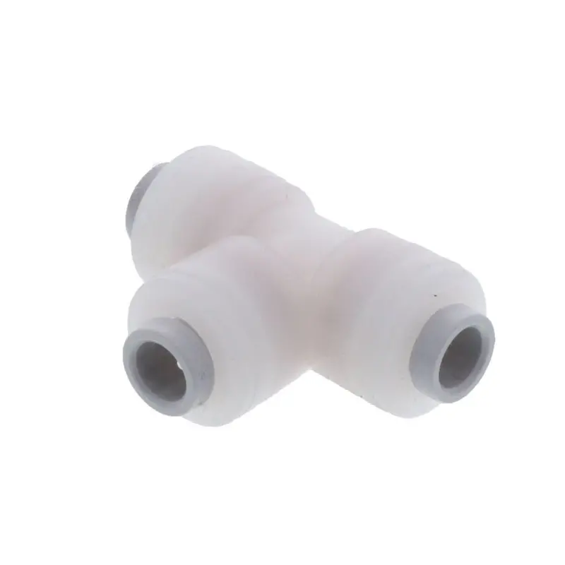 Kynar Pvdf 1/4" Run Swivel Tee With 1/8" Nptf Male Threads 2