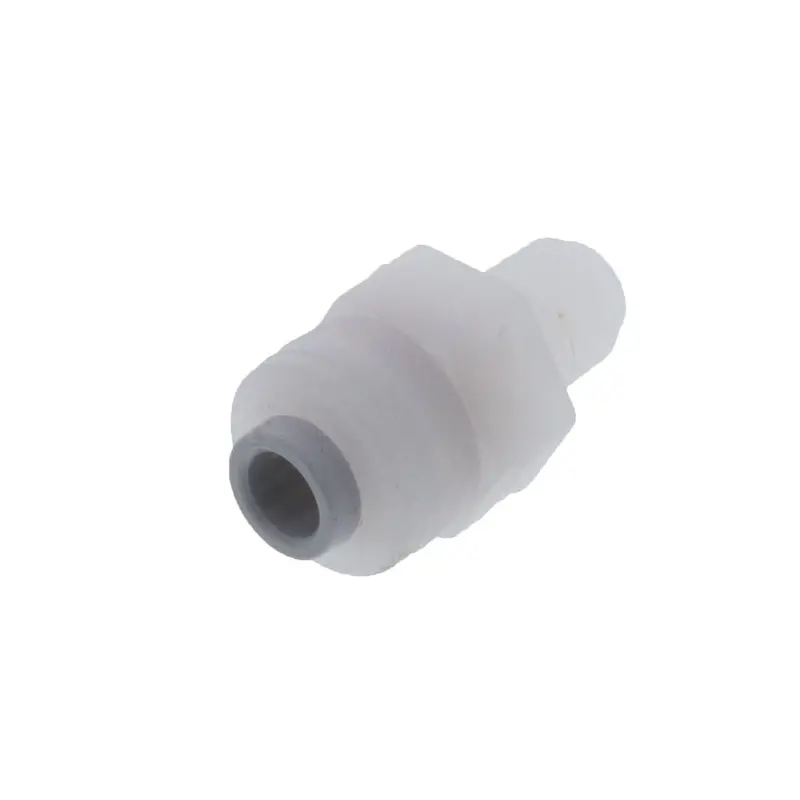 Kynar Pvdf 1/4" To 1/8" Nptf Male Pipe Connector 2