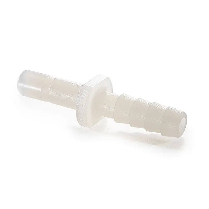 Kynar Pvdf 1/4" Tube Stem To Barb Fitting 1
