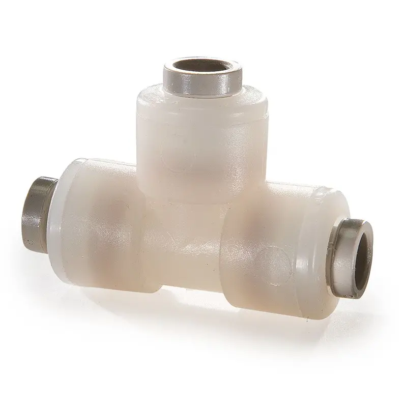 Kynar Pvdf 1/4" Union Tee Fitting 1
