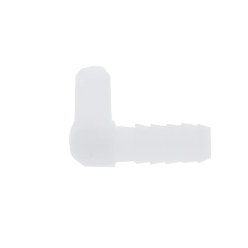 Kynar Pvdf 3/8" 90-Degree Tube Stem Barb Fitting 2