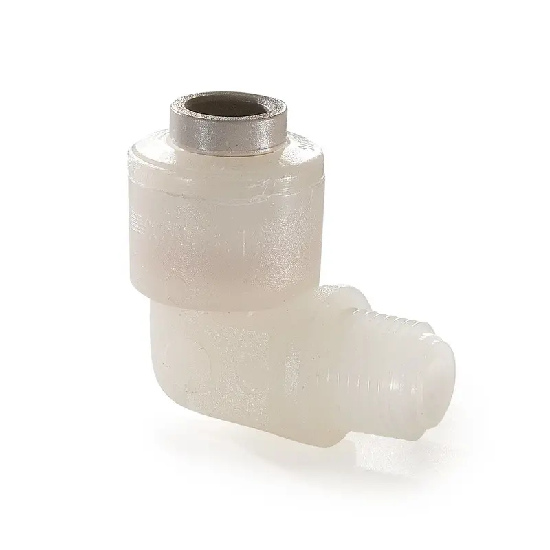Kynar Pvdf 3/8" X 3/8" Nptf Male Elbow Fitting 1