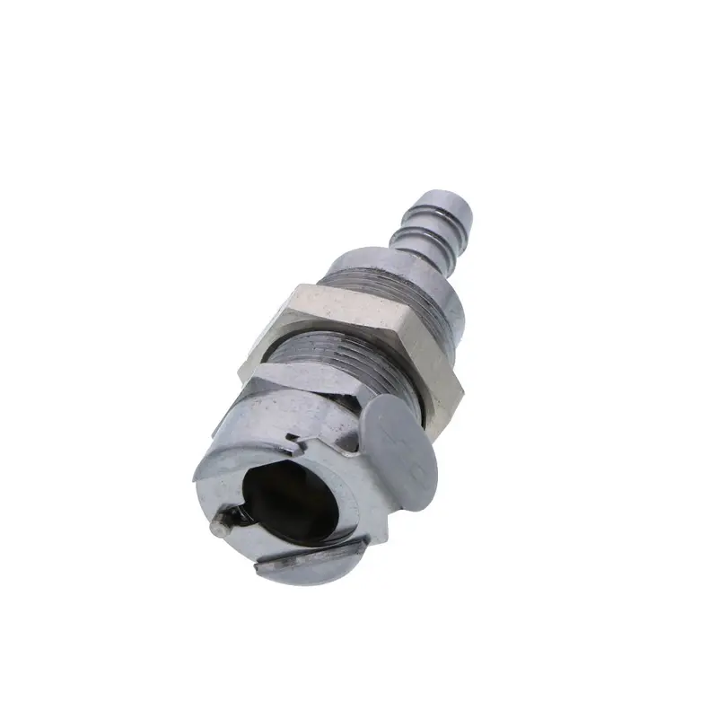 Lcd16004 Nsf-Certified Valved Panel-Mount Hose Barb Body – 1/4" Id Barb 1