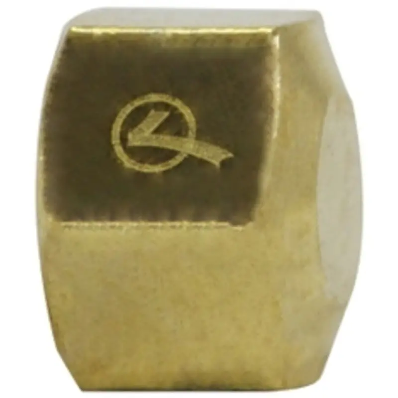 Lead-Free Brass 1/4-Inch Cap Fitting 1