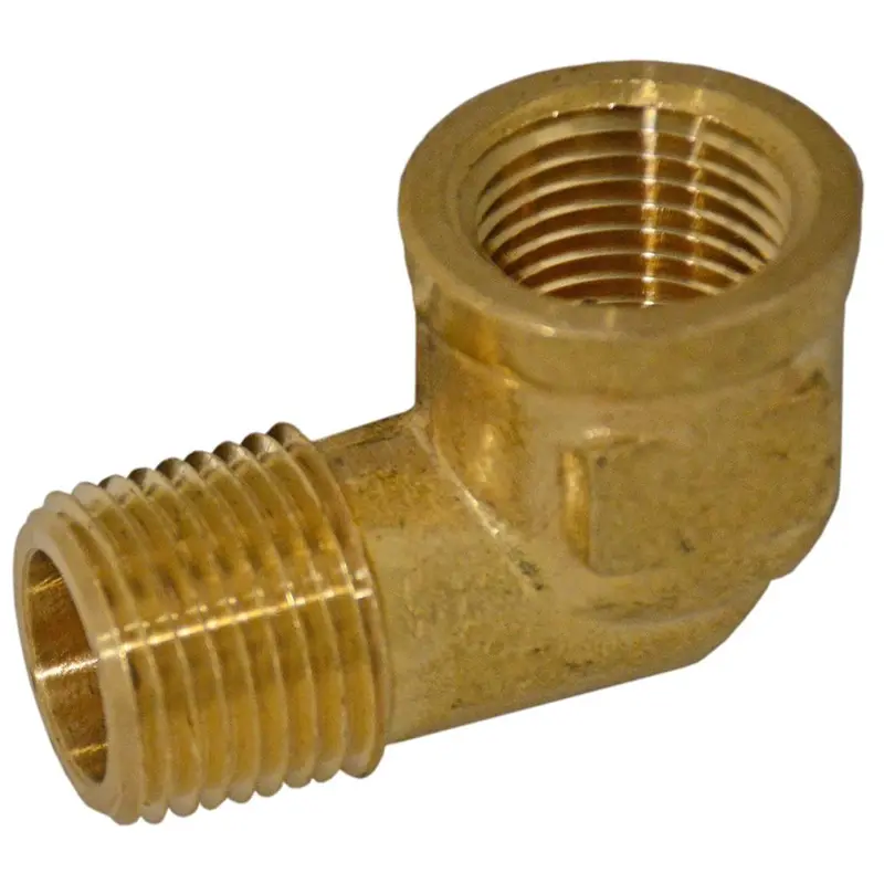 Lead-Free Brass 1/4" Mpt × 1/4" Fpt Street Elbow Fitting 1