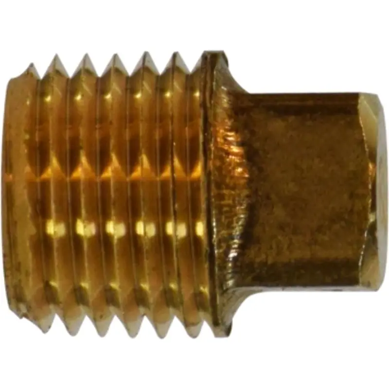 Lead-Free Brass 3/8-Inch Pipe Plug 1
