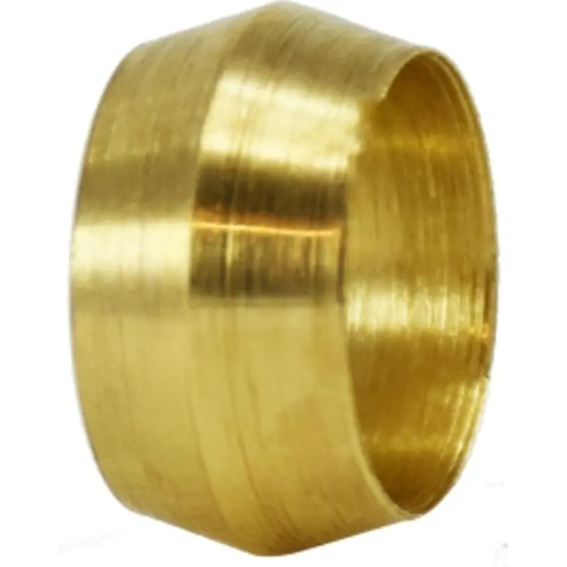 Lead-Free Brass Compression Sleeve – 5/16-Inch Diameter 1