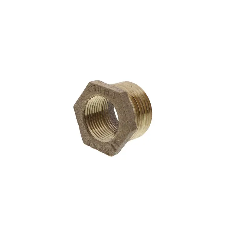 Lead-Free Brass Hex Reducing Bushing – 1" Mpt To 3/4" Fpt 1