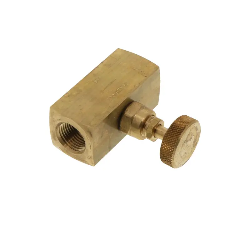 Lead-Free Brass Needle Valve – 3/8" Fpt × 3/8" Fpt 1