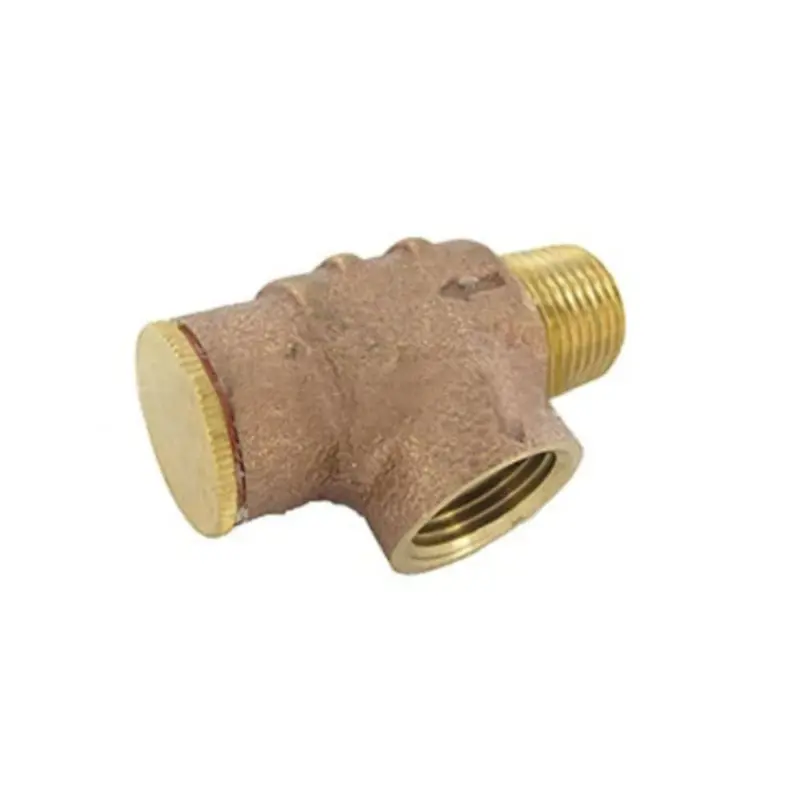 Lead-Free Pressure Relief Valve – 75 Psi, 1/2" Male Iron Pipe Thread 1