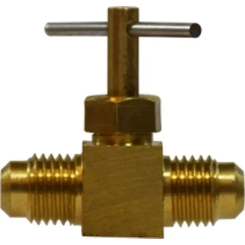 Lf Brass Sae-Style 1/4" × 1/4" Needle Valve (Model 7110Sae) 1