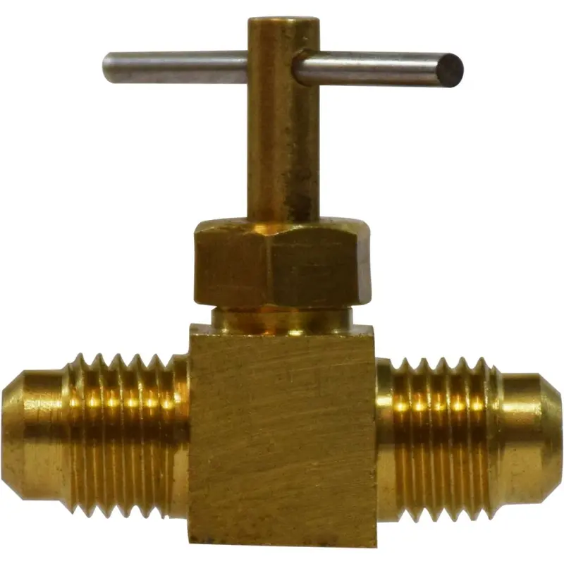 Lf Brass Sae-Style 3/8" × 3/8" Needle Valve (Model 7115Sae) 1