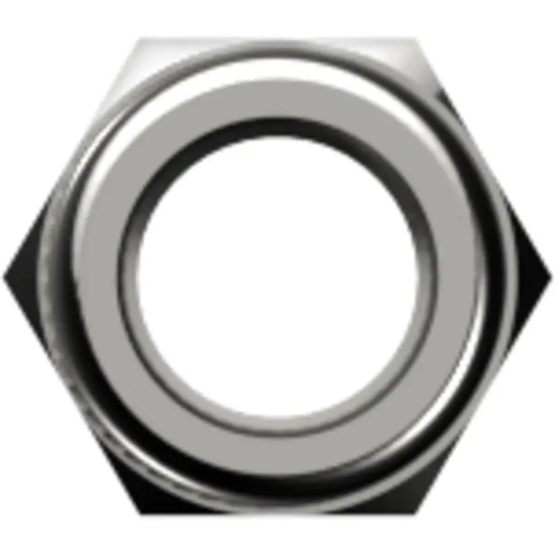 Linktech 1/4 Inch Ptf Panel Mount Nut – Poly-Tetra-Fluoroethylene 1