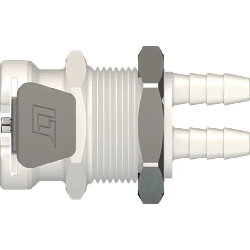 Linktech 42Ab Series Panel-Mount Female Push-To-Connect Fitting – 1/8 Inch Hb, Abs Body 1