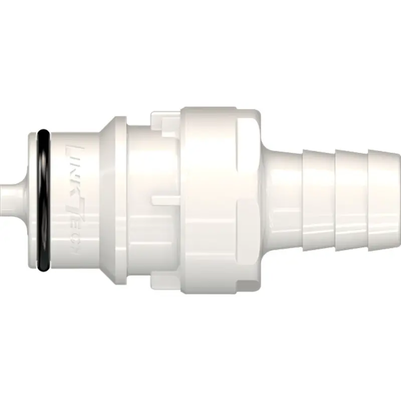 Linktech 60Ps Series Valved Straight Coupling – 1/2" Hb, Polysulfone, Epdm Sealed 1